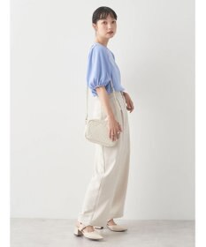 earth music&ecology パフスリーブプルオーバー