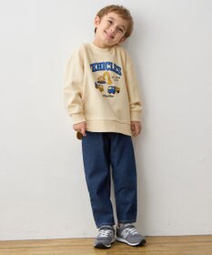 ANY KIDS 車プリント 裏毛トレーナー