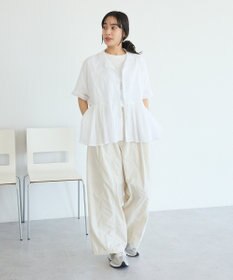 CRAFT STANDARD BOUTIQUE コットンナイロンカーブパンツ