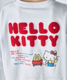 OP／FILA 【Ocean Pacific×ハローキティ】サガラ刺しゅうビッグTシャツ