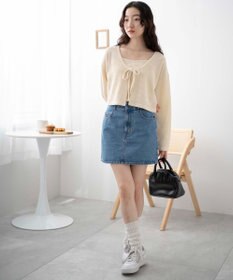 WEGO アンサンブルリボンカーデ