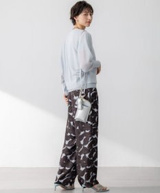 23区 【洗える】Ratti フラワーアートプリント ワイド パンツ