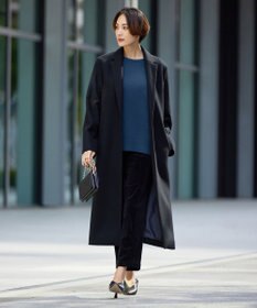 ICB 【洗える】 コーデュロイ テーパードパンツ