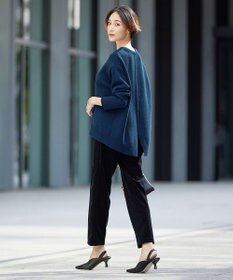 ICB 【洗える】 コーデュロイ テーパードパンツ