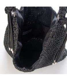 UNBILLION カシュカシュ cachecache / パラコードハンドルクロッシェトート カゴバッグ