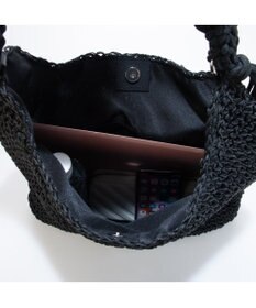 UNBILLION カシュカシュ cachecache / パラコードハンドルクロッシェトート カゴバッグ