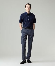 J.PRESS MEN 酷暑の清潔感もこれ一枚で【吸水速乾 / 抗菌防臭 / 防シワ】【J.PRESS OXFORD JERSEY】カノコインレイ半袖 シャツ / B.D.