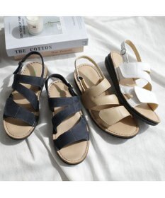 Pointer 本革 甲幅調整 マジックテープ付きサンダル