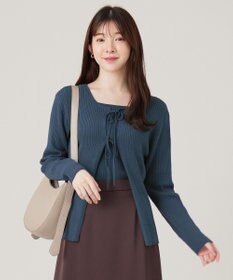 ANY SIS 【2SET】リボンカーデツイン ニット