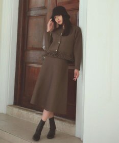 Feroux フリル ニット セットアップ