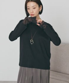 AMERICAN HOLIC 袖チュールレイヤードプルオーバー