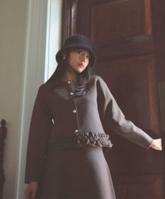 Feroux フリル ニット セットアップ