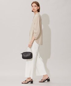 ICB 【洗える】キュームコアローン バンドカラーシャツ