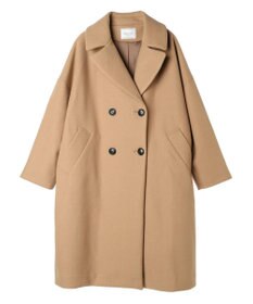 AMERICAN HOLIC 中空ＦＩＢＥＲドロップショルダーチェスターコート