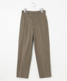 UNFILO 【洗える/ストレッチ】ライトコットン ベイカーパンツ