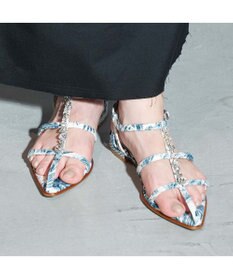 MODE ET JACOMO <MODE ET JACOMO>ポインテッドトゥTストラップサンダル