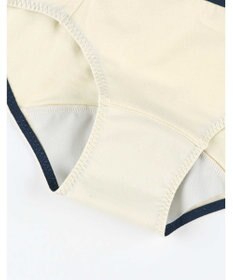 une nana cool 綿ベア天竺 カラーブロッキング サニタリーショーツ