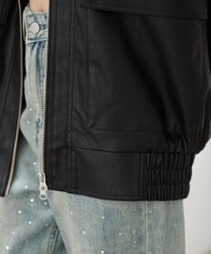 WEGO ヴィンテージライクPUフライトジャケット