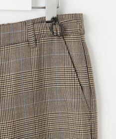 J.PRESS LADIES S モナベールツイル チェック ワイド パンツ