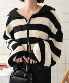 WEGO ダブルジップニットパーカー