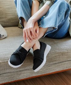 Tiaclasse 【安田美沙子さん着用】キャンバスリボンスリッポン