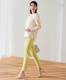 ANY SIS ケーブル ニット プルオーバー