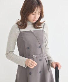 earth music&ecology トレンチ風キャミワンピース