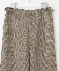 J.PRESS LADIES S モナベールツイル チェック ワイド パンツ