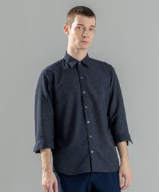 JOSEPH HOMME 新型・新素材【軽量/通気性/清涼感/洗える/ストレッチ】レノクロスストレッチ　7分袖レギュラーカラーシャツ