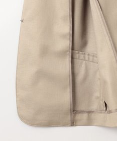 J.PRESS LADIES 【セットアップ対応・洗える・UVケア・吸水速乾】OXIJEWELストレッチ ノーカラー ジャケット