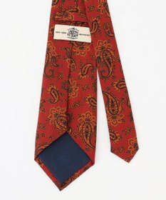 J.PRESS MEN オーバーダイペイズリーハンドプリント ネクタイ