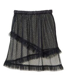 earth music&ecology ドットチュールスカート