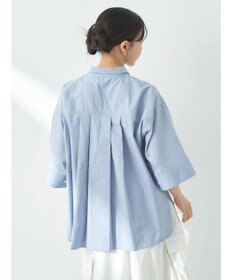 earth music&ecology ワイドスリーブ半袖シャツ