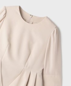 GRACE CONTINENTAL トリアセペプラムトップ