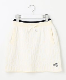 PW CIRCULUS 【WOMEN】【防風/蓄熱】総ロゴ ニット スカート