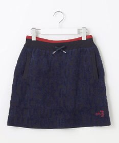 PW CIRCULUS 【WOMEN】【防風/蓄熱】総ロゴ ニット スカート