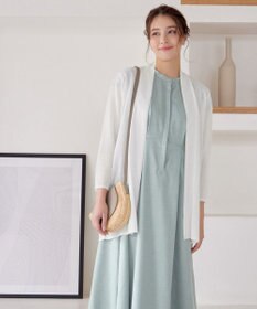 Tiaclasse L 【新色追加・UVケア・接触冷感】ロングトッパーカーディガン