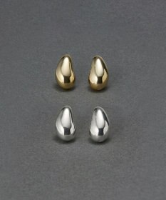 Phoebe 〈金属アレルギー対応/痛くないシリーズ〉パフメタルライトフィットイヤリング　シルバー/ニッケルフリー