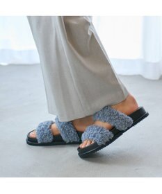 MODE ET JACOMO <carino>エコファーもこもこサンダル