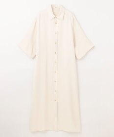 NAVE 【ReNAVE  洗える】アセテートギャバシャツドレス