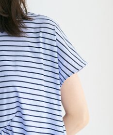 YECCA VECCA アシメボーダーポロシャツ