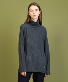 JOSEPH ABBOUD MOUNTAIN 【吸湿発熱/蓄熱保温/】 ソフトウォームワッフルタートル プルオーバー カットソー