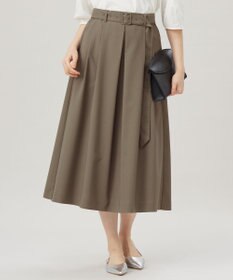 自由区 【洗える】ストレッチライトツイル スカート