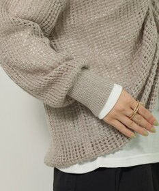 Green Parks ＳＥＴ２点２ｗａｙシャーリングニット＋インナー