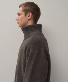 ATON LAMBS WOOL | ハーフジップセーター  - UNISEX