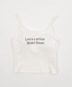 WEGO 【カップ付きインナー】グラフィックプリントカップインキャミ