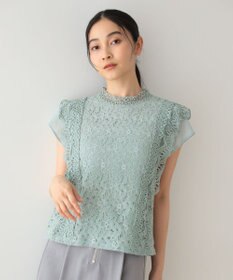 Green Parks ・Ｐｅｔｉｔ　Ｆｌｅｕｒ　フレンチレーシーブラウス
