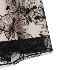 YECCA VECCA 【2点SET】フラワー柄スパンコール刺繍ドレス