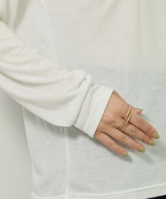 Green Parks ＳＥＴ２点２ｗａｙシャーリングニット＋インナー