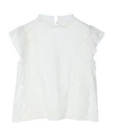 Green Parks ・ＥＬＥＮＣＡＲＥ　ＤＵＥ　イロイロレースブラウス